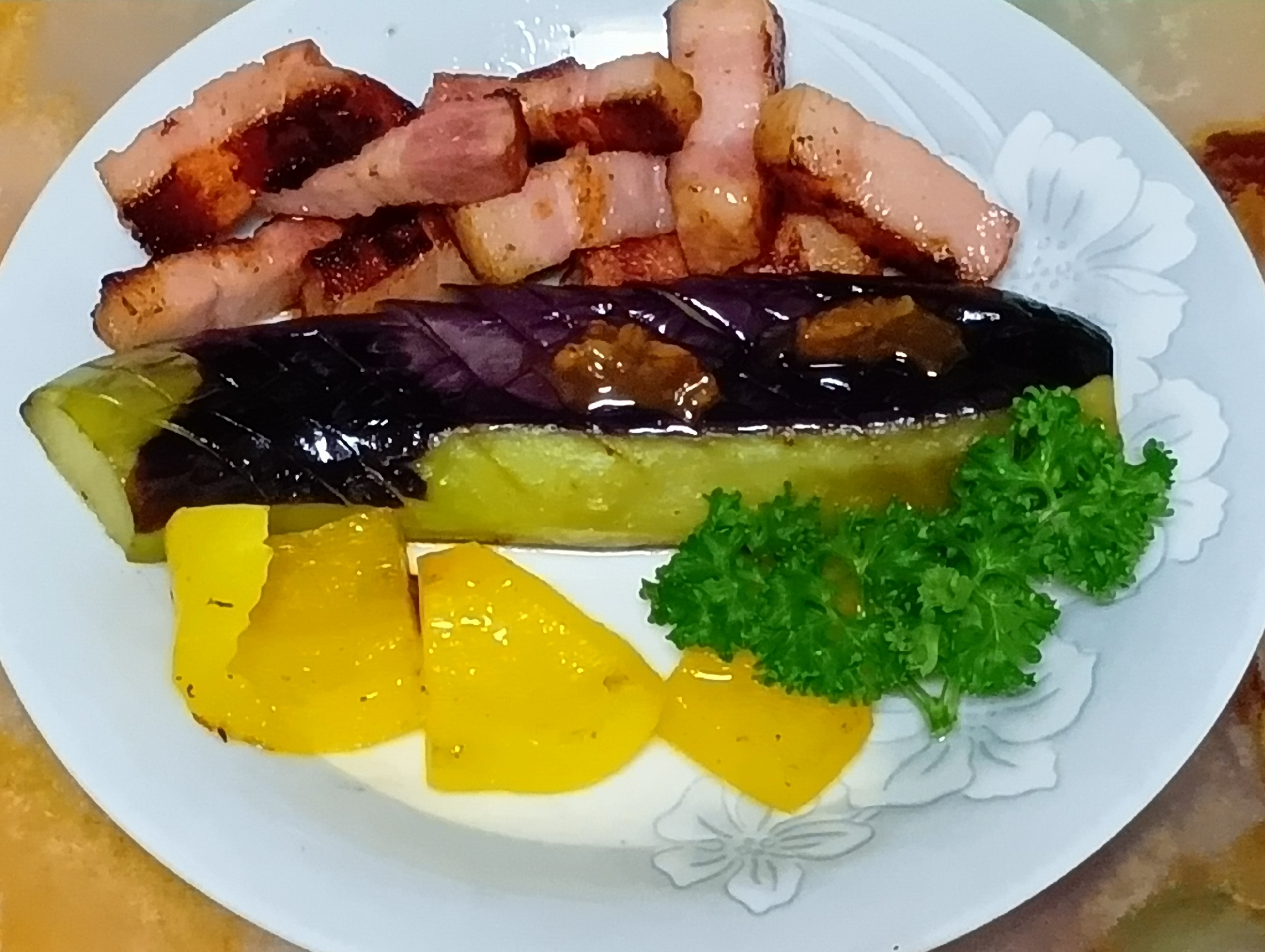 茄子のステーキ