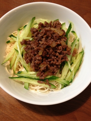 甘辛ミンチそうめん