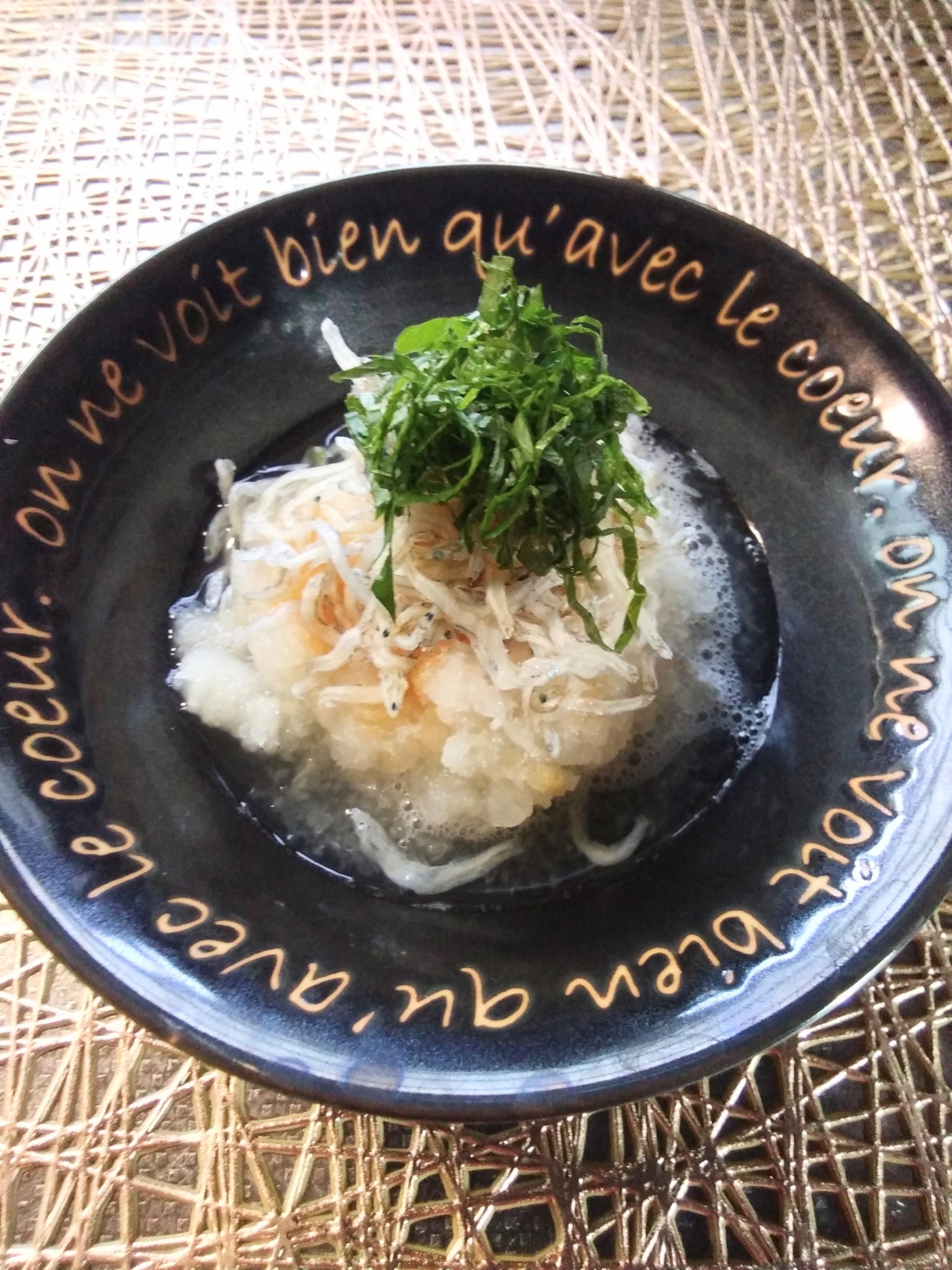 大根 大根おろしとちりめんじゃこの和え物