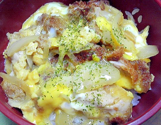 ヒレカツであっさりとカツ丼