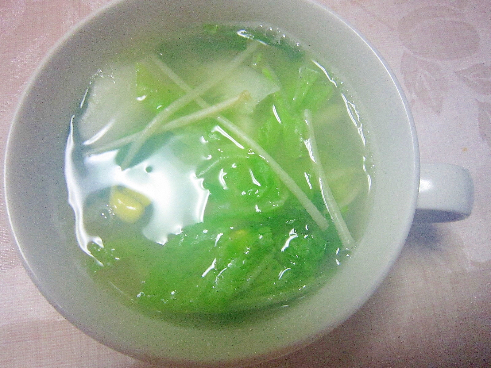 リメイク☆雑煮で白菜スープ