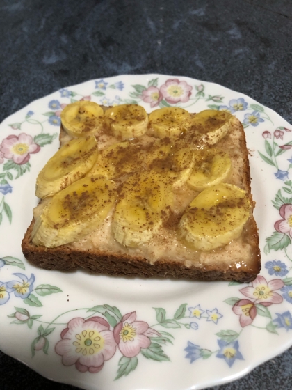 食物繊維もたっぷりハニーバナナトースト