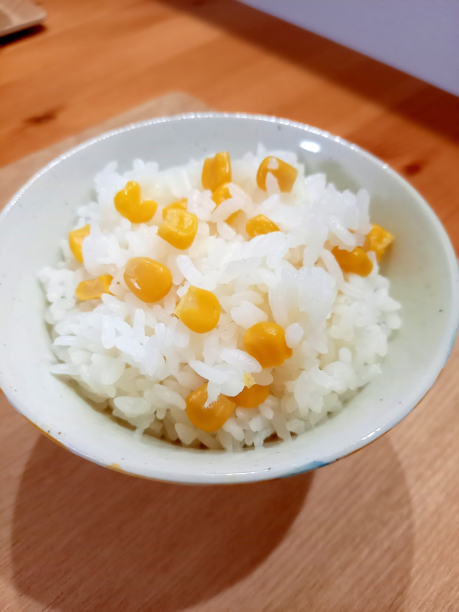 コーン缶でとうもろこし御飯