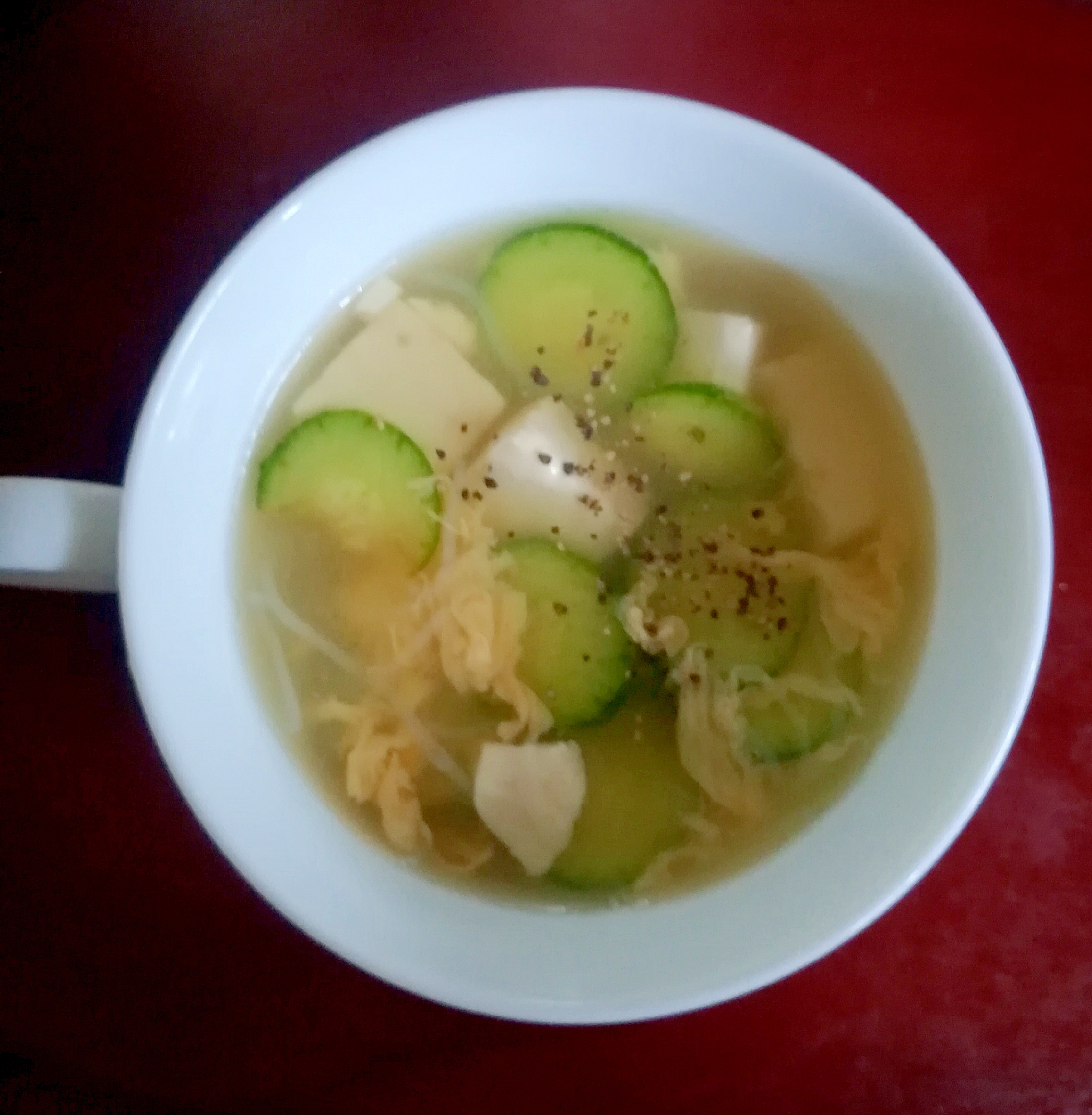 きゅうりと豆腐と春雨と卵スープ レシピ 作り方 By みーこ1221 楽天レシピ きゅうりと豆腐と春雨と卵スープ レシピ 作り方 By みーこ1221 楽天レシピ