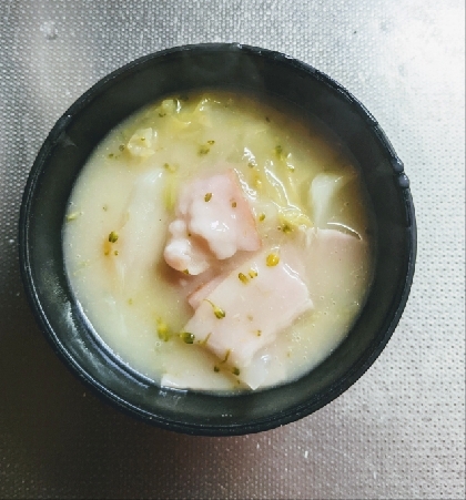 超腸ヘルシー♥さつま芋と豆腐のクリームスープ