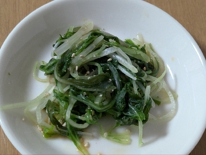 水菜のさっぱりごま和え
