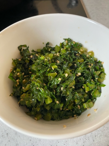 ご飯のお供に☆大根の葉のごま炒め