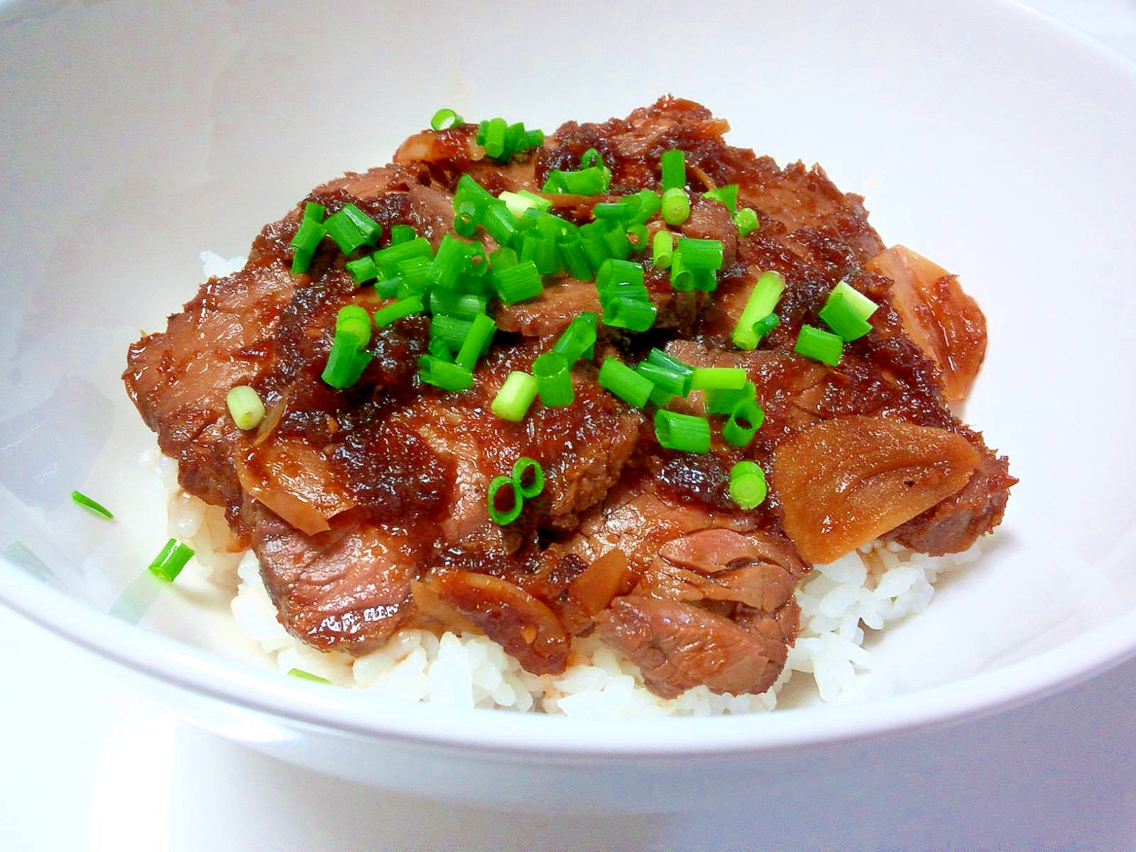 簡単リメイク♪和風ローストビーフ丼