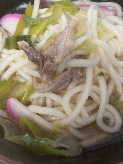 鶏肉と白菜の煮込みうどん