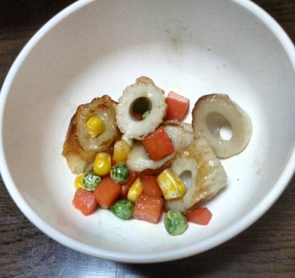 ちくわコーン♫バター炒め