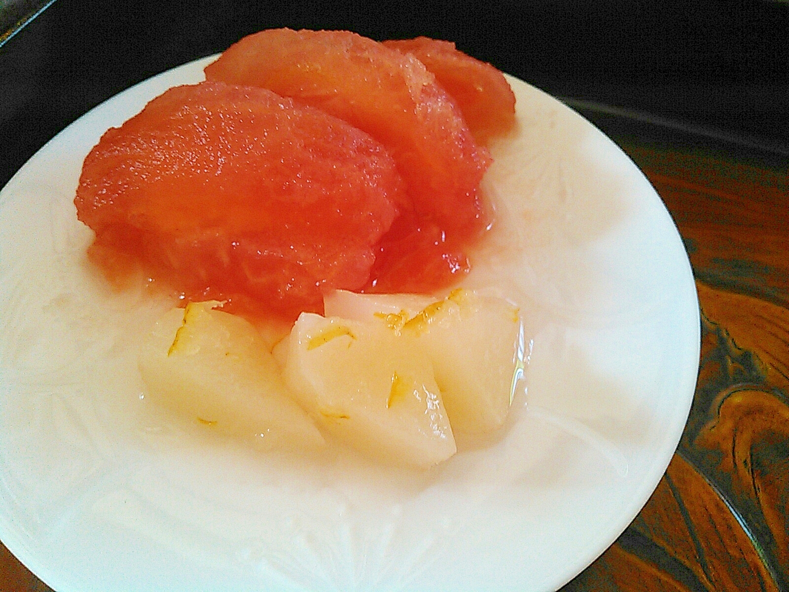 かぶトマト柚子ピールのピクルス