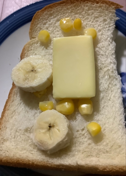 バナナコーントースト