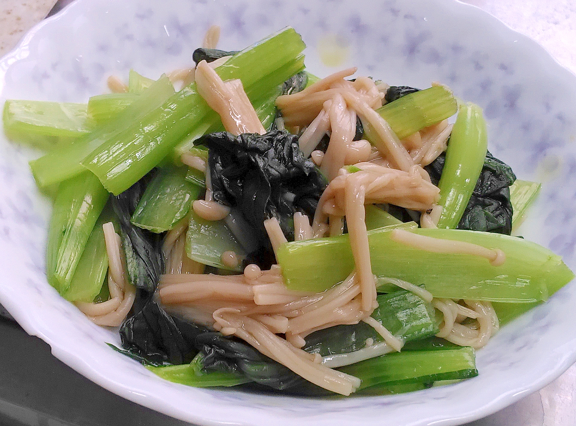 作りおきおかず♪えのきと小松菜の簡単おひたし