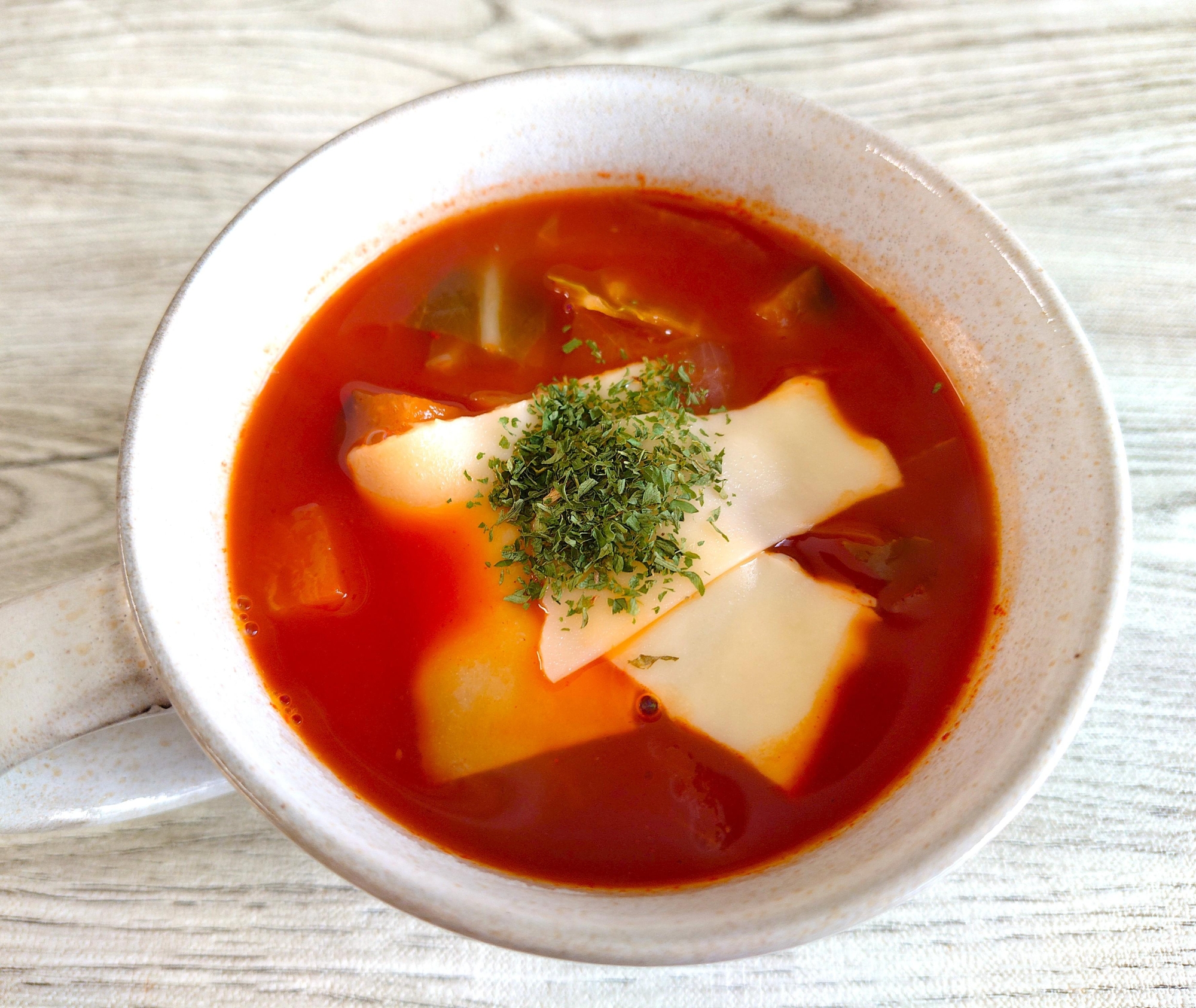 【減塩】カラフル野菜スープ