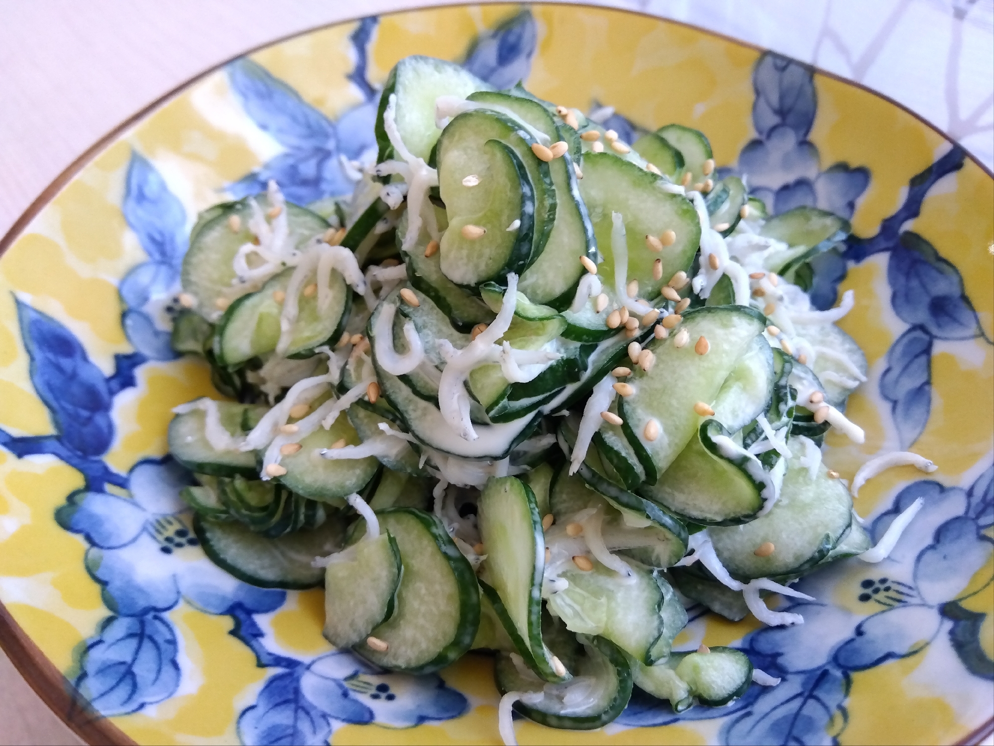 止まらない!塩もみきゅうりのしらすマヨポン