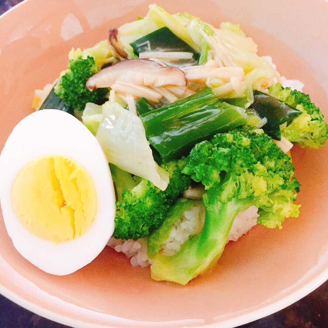 残り物お野菜で☆あんかけ中華丼