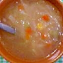 ミックスベジタブルのオニオンスープ