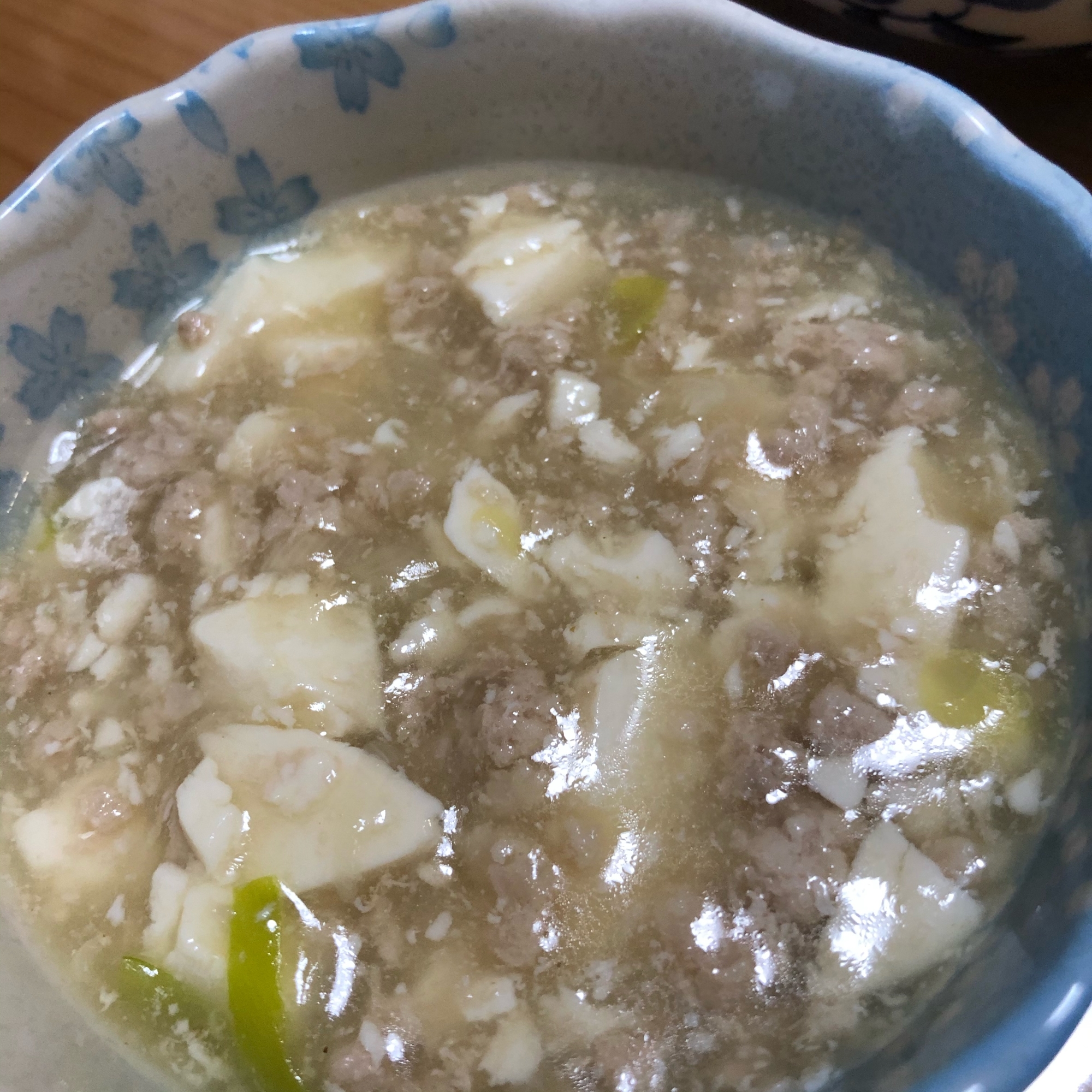 豆腐と豚ひき肉の旨煮