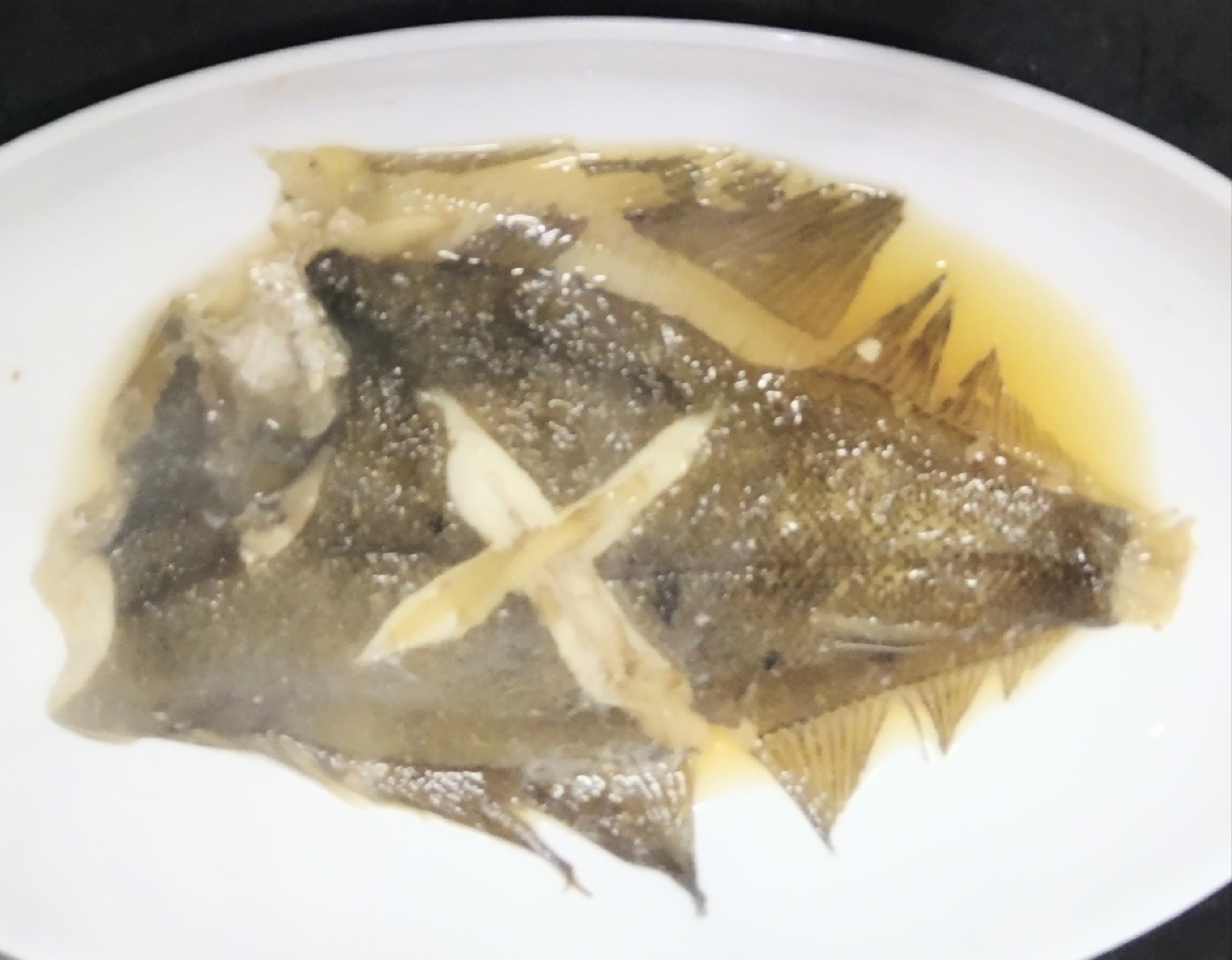 真ガレイの煮付け