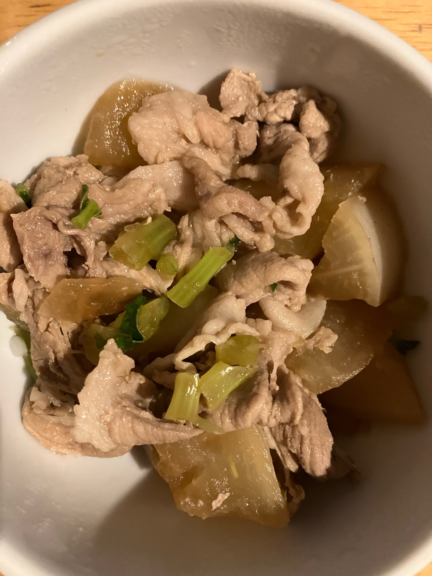 豚肉と大根の煮物