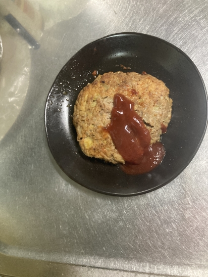 豚こま切れ肉から作る☆豆腐入りハンバーグ