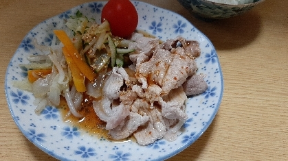 ピリ辛☆もやしと豚の冷しゃぶ