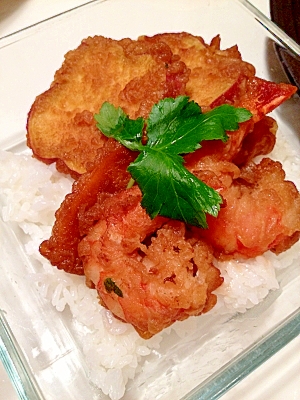 余った天ぷらのリメイク☆お家天丼