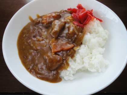 牛すね肉のカレーライス