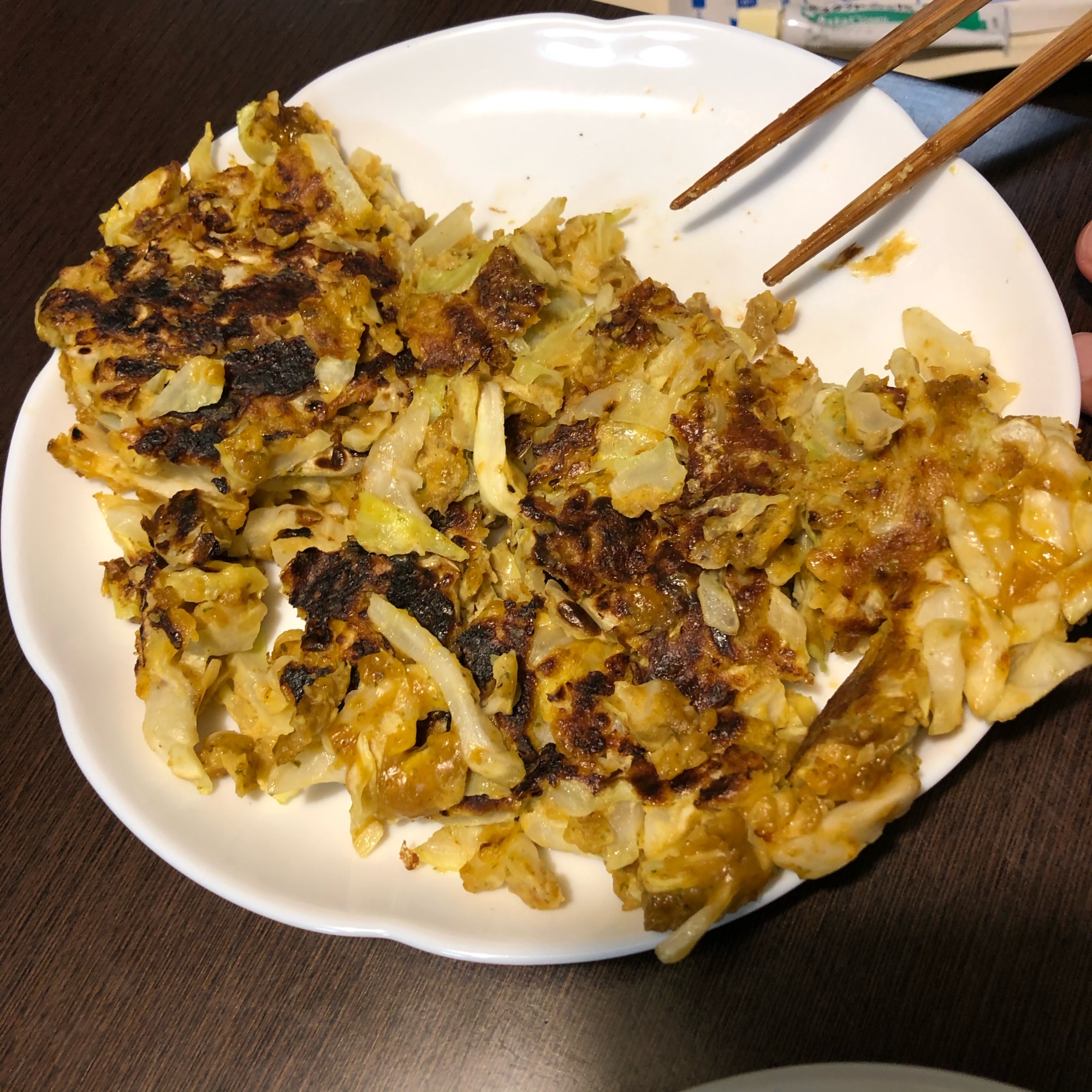 うまい棒で お好み焼き レシピ 作り方 By なまかわママ 楽天レシピ