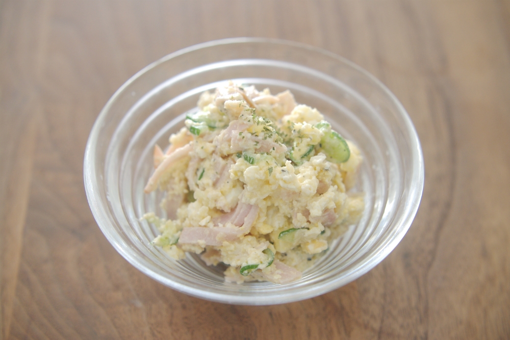 カロリーオフ!豆腐入りポテトサラダ