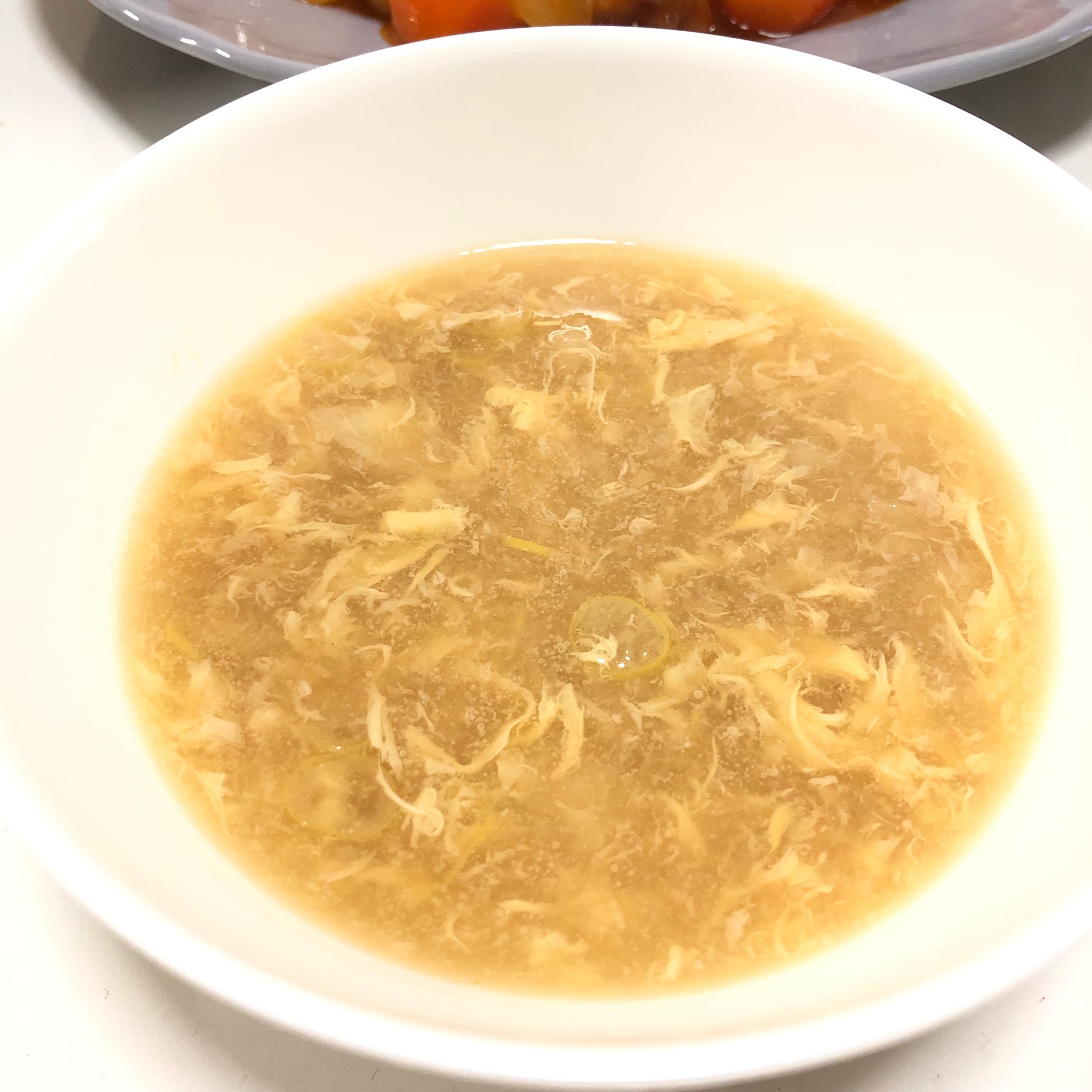 長芋とたまごの中華スープ ♪