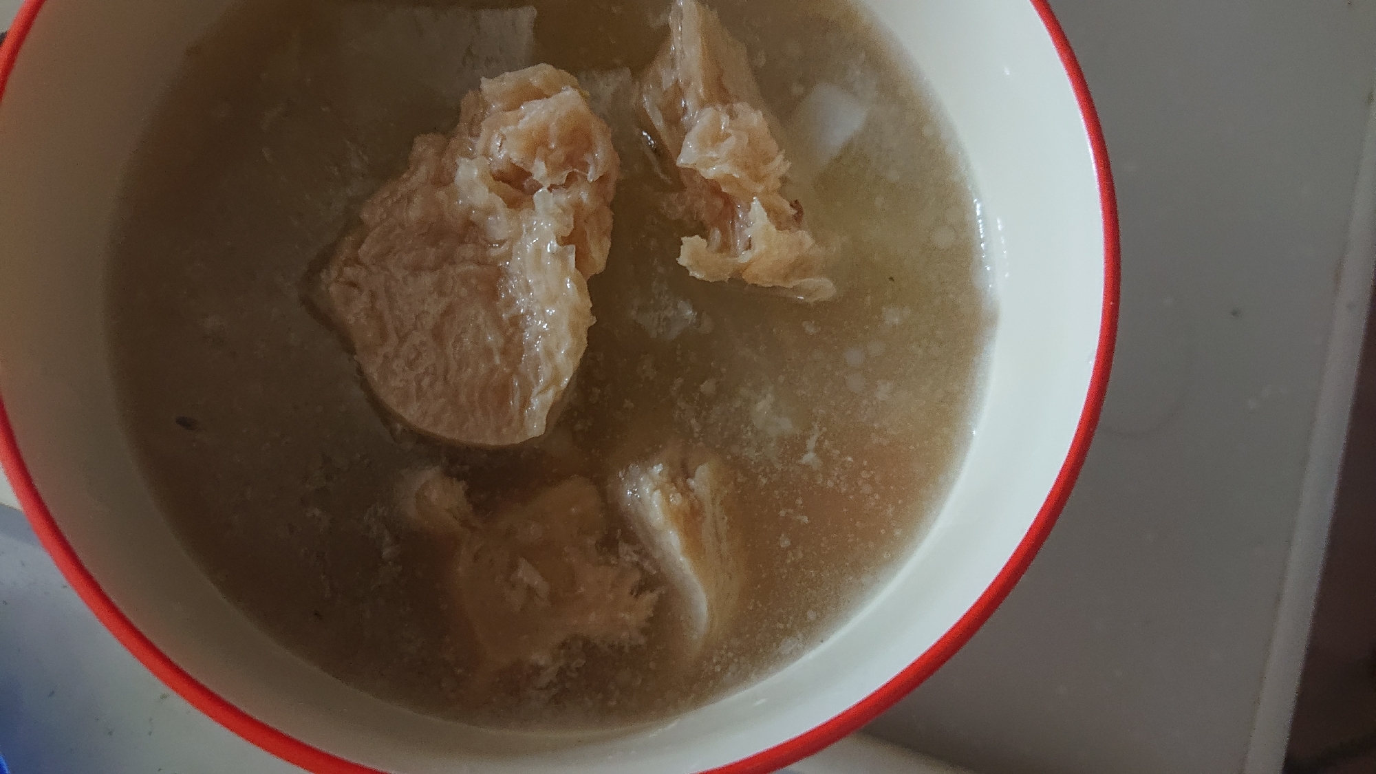 大豆ミートと大根のスープ