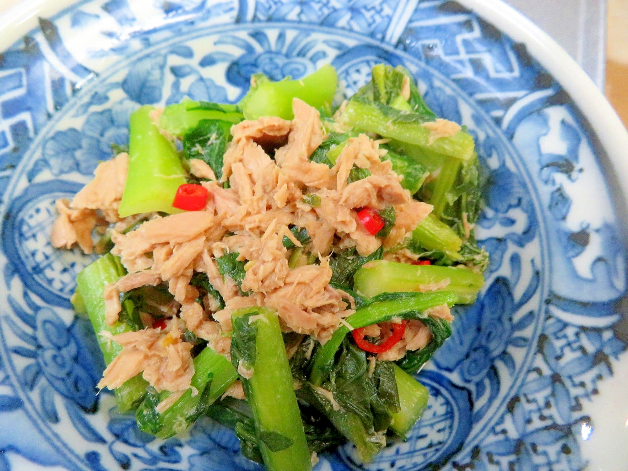 蕪の食べきり・蕪の茎とツナの煮物