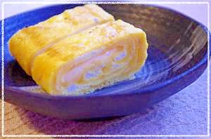 コンソメチーズの卵焼き