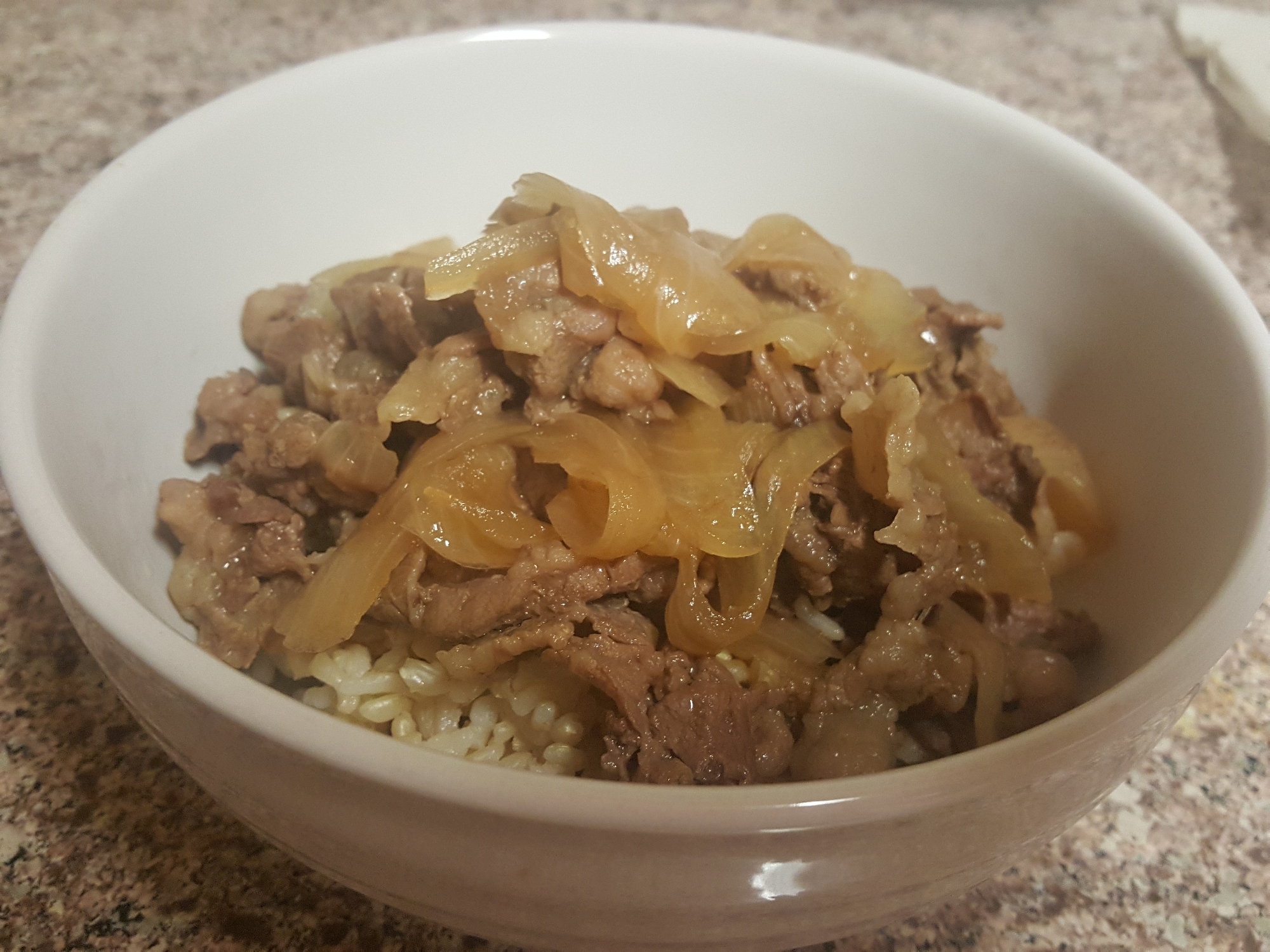 はちみつで砂糖不使用の牛丼