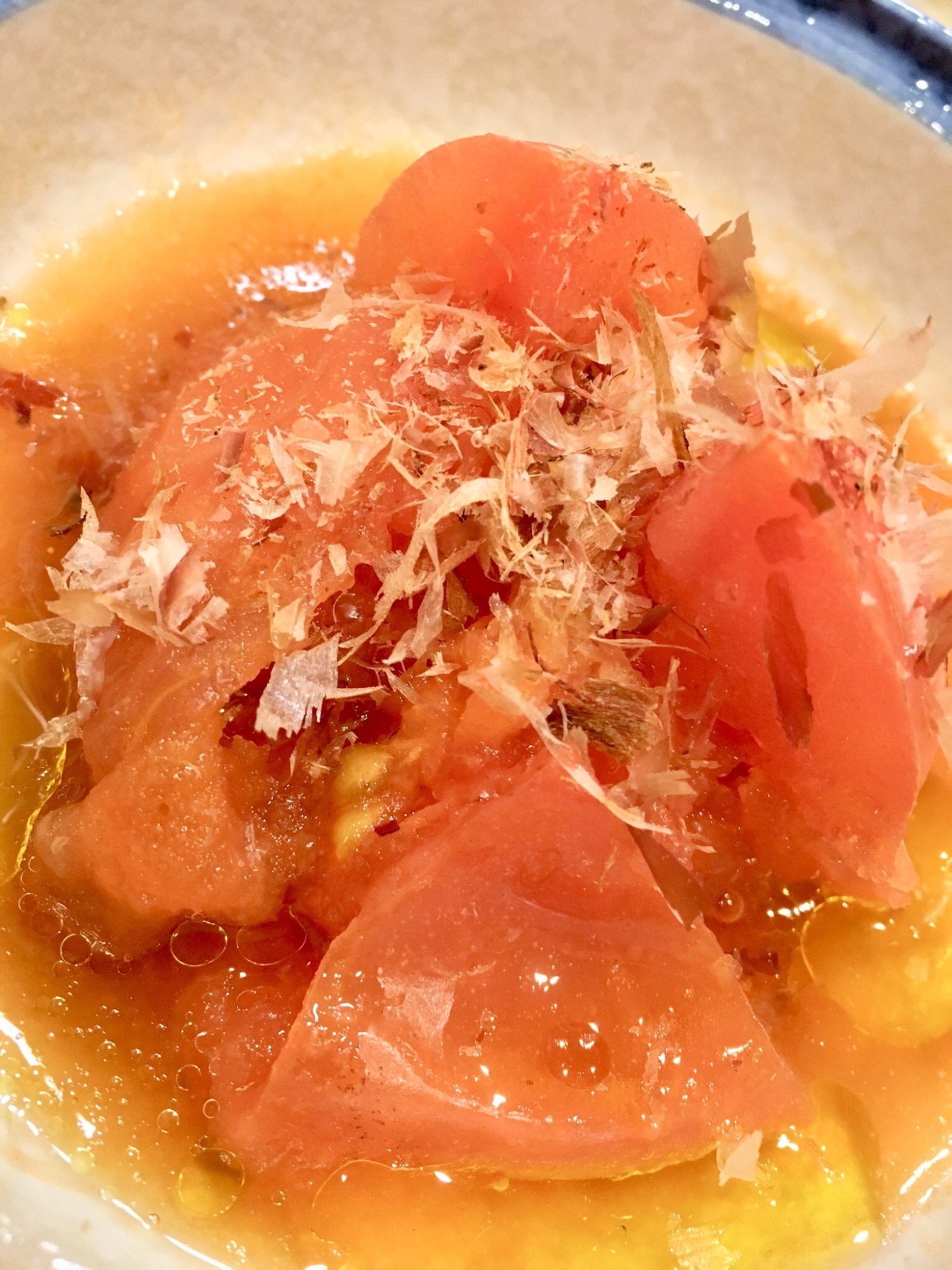 レンチン☆トマトの即席おひたし♪ レシピ・作り方 by jiru - 楽天レシピ