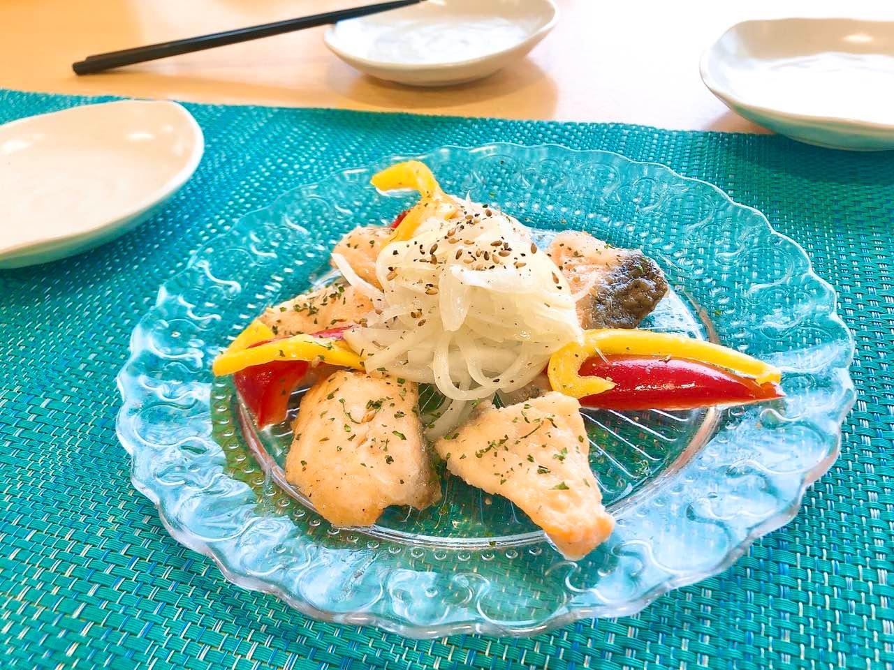 調味料1つで!鮭のうま味マリネ