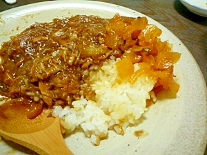 圧力鍋で!セロリ入りチキンカレー