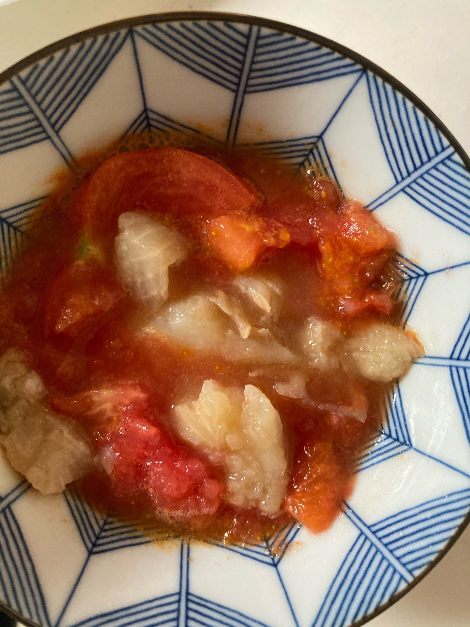 幼児食＾＾　カレイとシーチキントマト