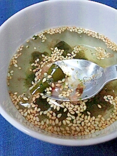 温旨 めかぶ茶で簡単スープ レシピ 作り方 By Nyan260 楽天レシピ 温旨 めかぶ茶で簡単スープ レシピ 作り方 By Nyan260 楽天レシピ