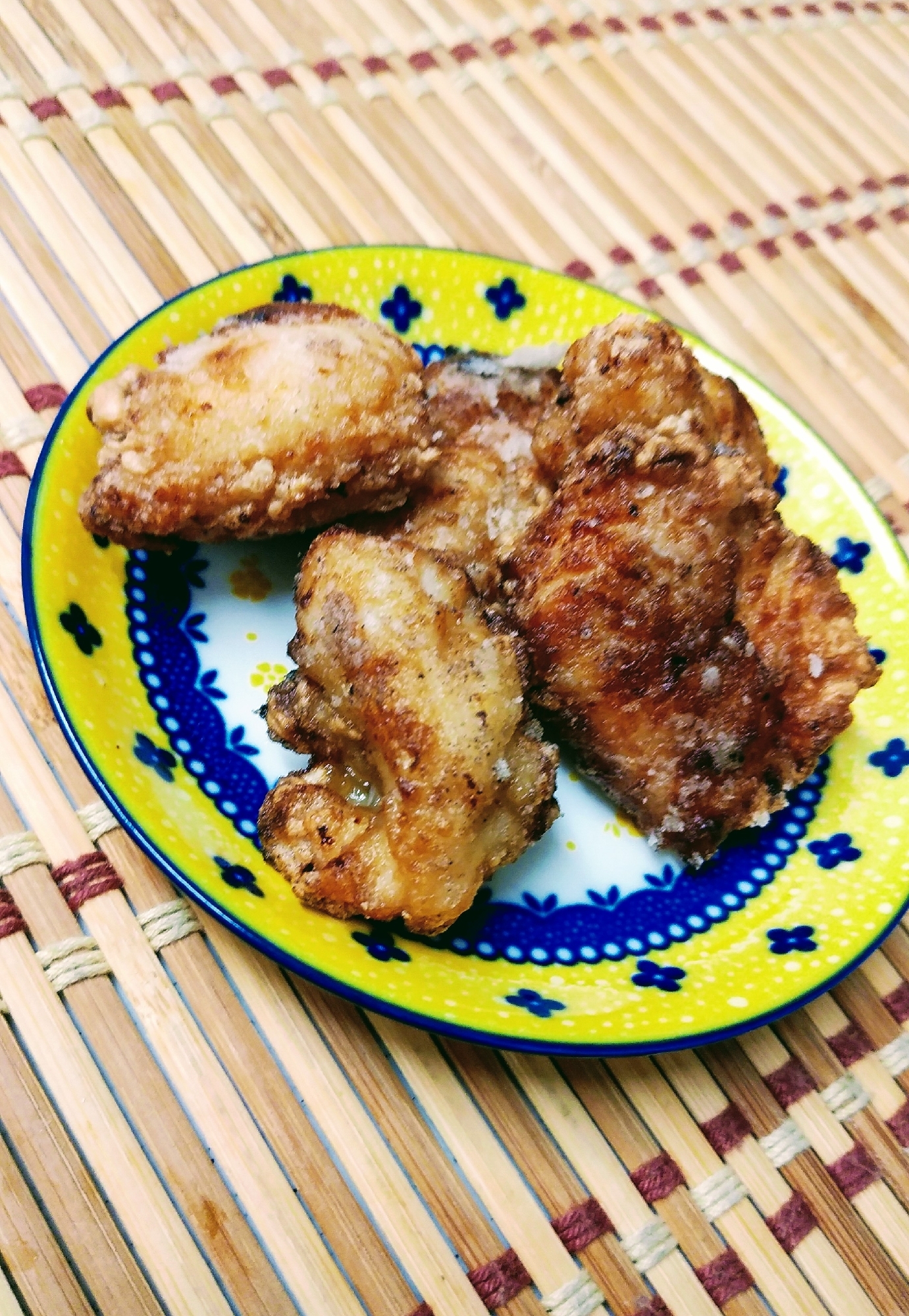 下味はめんつゆ♡鶏胸肉の唐揚げ♪