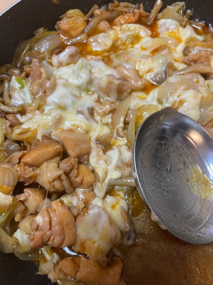 こってり辛旨っ！鶏キムチーズ丼