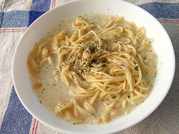 ポタージュのスープパスタ レシピ 作り方 By 週末は男子厨房 楽天レシピ ポタージュのスープパスタ レシピ 作り方 By 週末は男子厨房 楽天レシピ