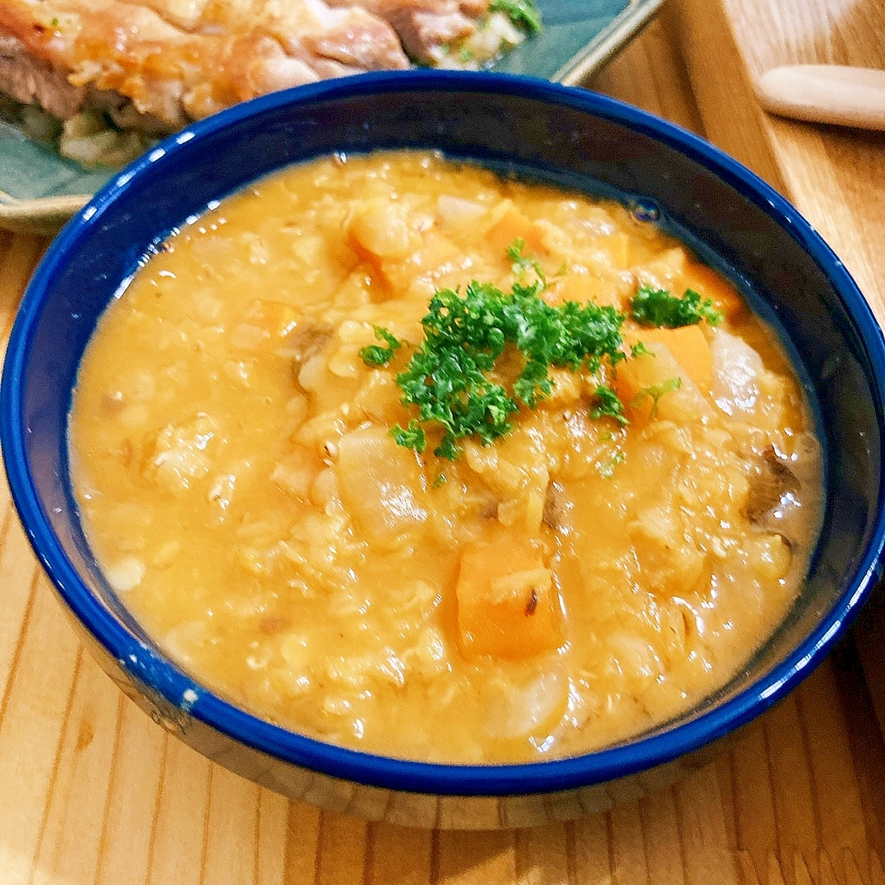 エキゾチック!レンズ豆のスープ
