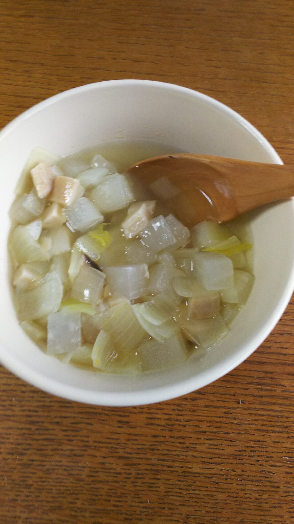 玉ねぎ&大根&白菜&エリンギのスープ