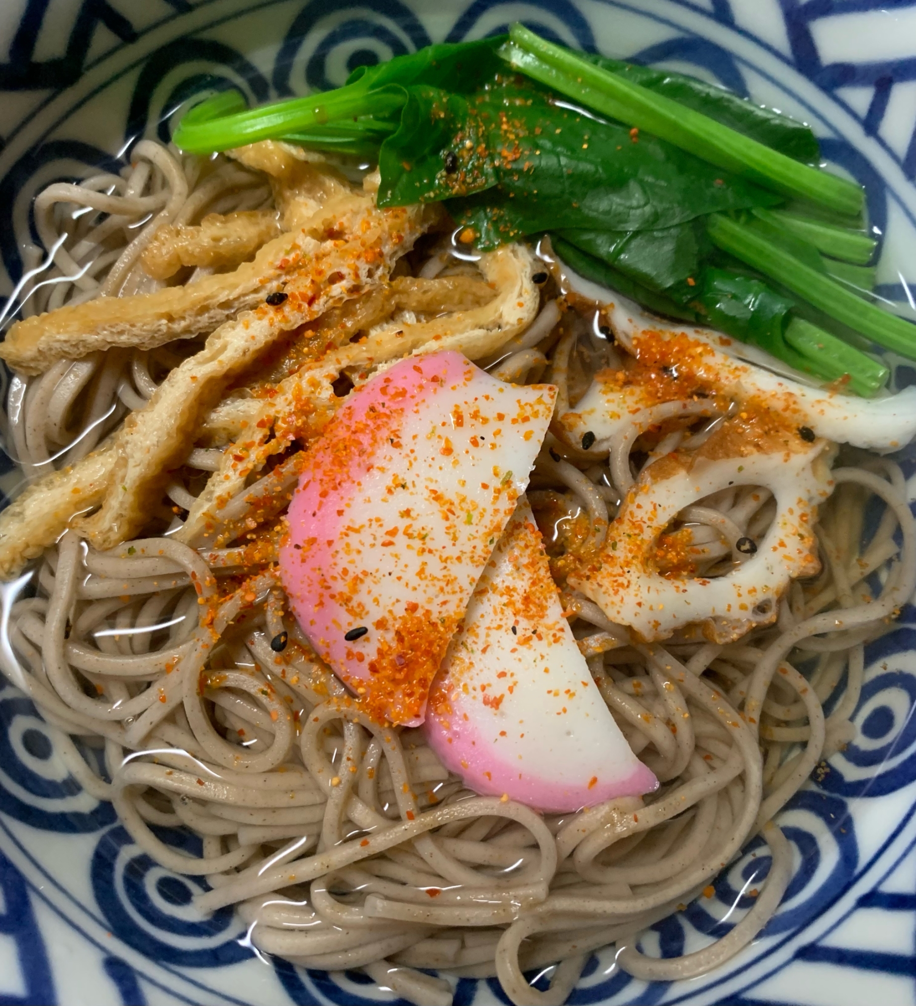 乾麺で作る　年越しそば