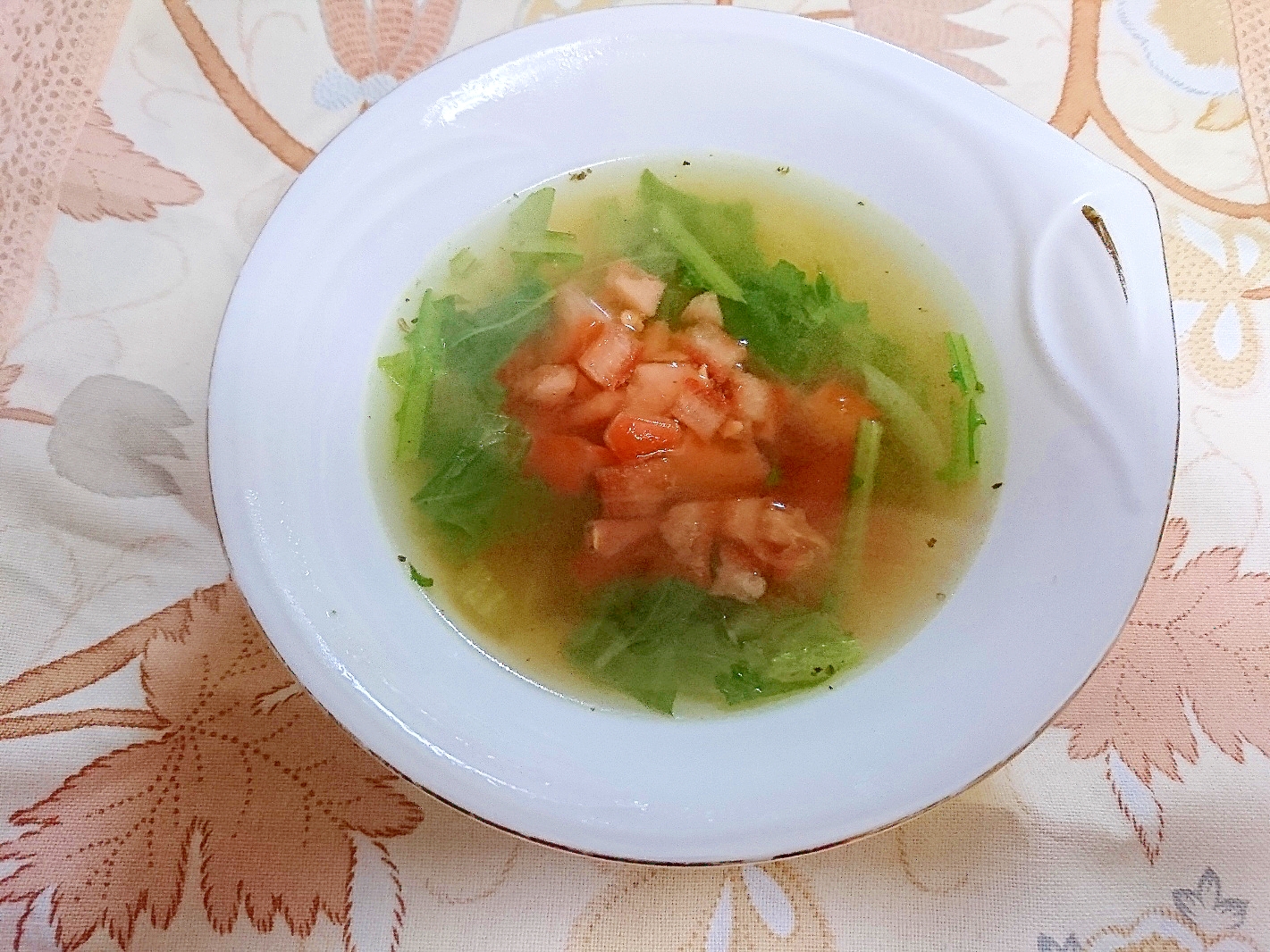 生トマトのスープ レシピ 作り方 By ビッグさん 楽天レシピ