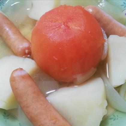 冷凍トマトのまるごとポトフ
