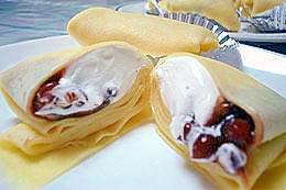 破けないクレープ生地で あんと生クリームのコラボ レシピ 作り方 By Ufoりんご 楽天レシピ