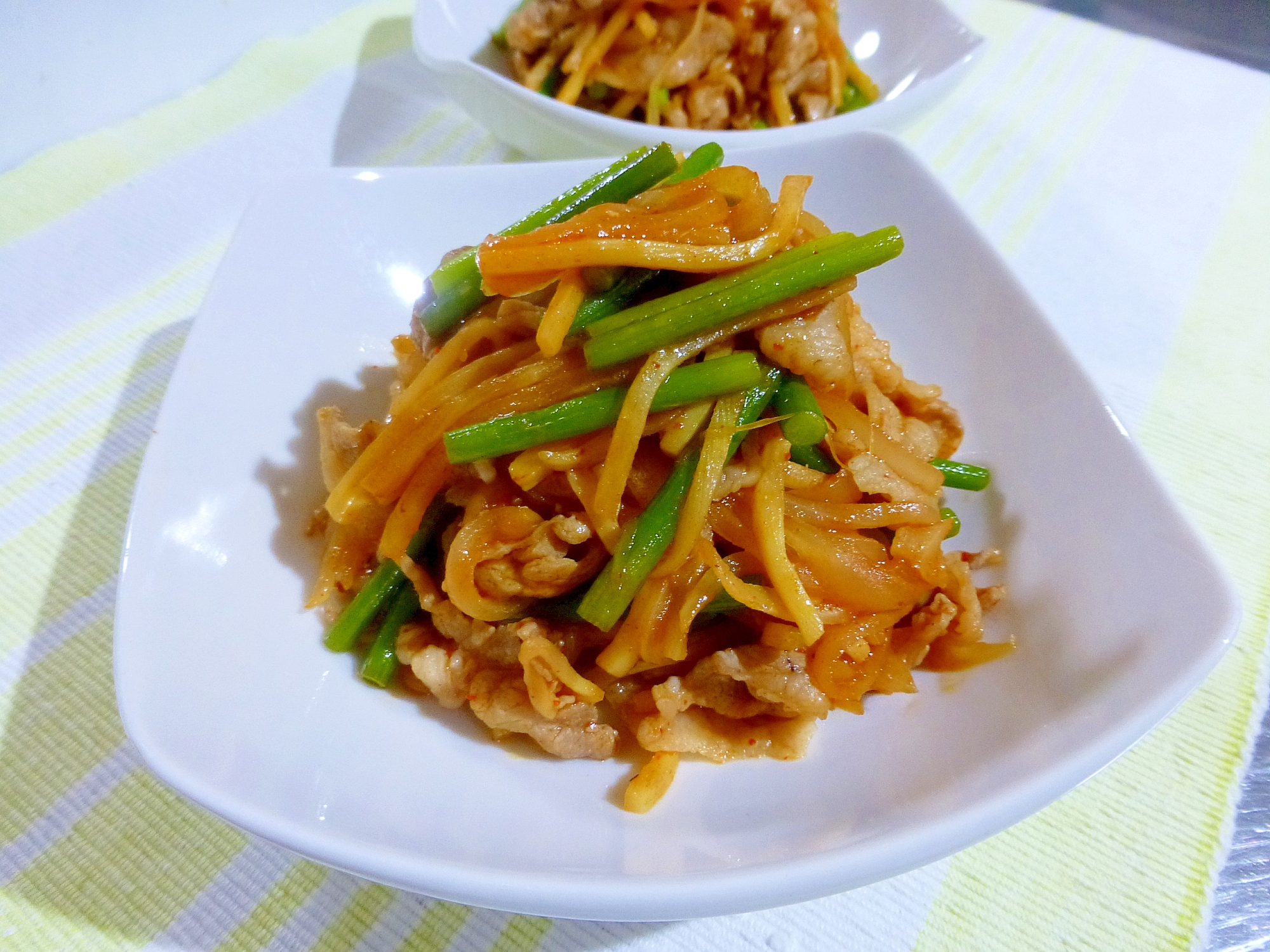 豚肉と竹の子とにんにくの芽のキムチ炒め レシピ 作り方 By うみ 楽天レシピ 豚肉と竹の子とにんにくの芽のキムチ炒め レシピ 作り方 By うみ 楽天レシピ